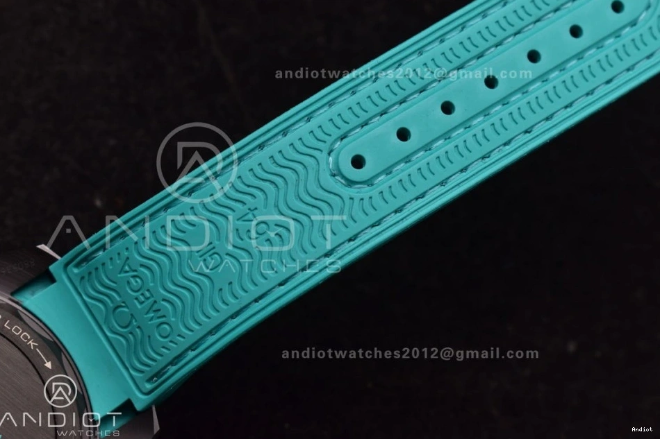 Edition 1:1 Rubber Black M+SF Strap Blue Ocean Chrono Deep Dial Ceramic Planet Master on Best Black A9900 1227